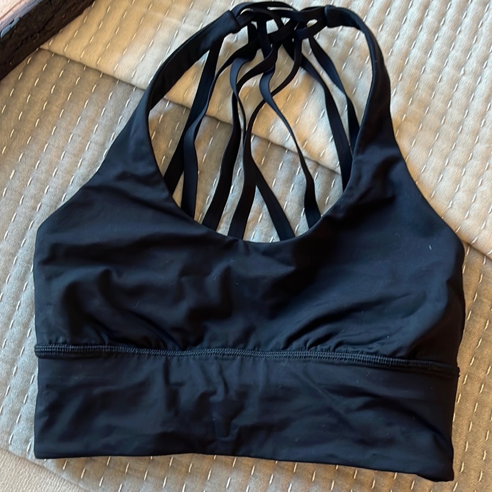 Lululemon strappy sports bra!